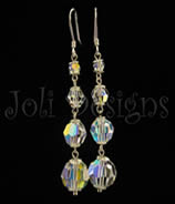 Signature Globe Drop Earring - Crystal