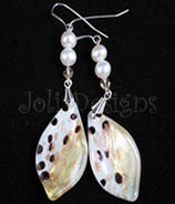 Antiquity gold foil Murano with pearls