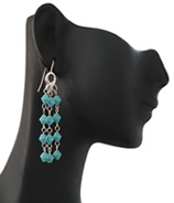 Haute Blue Moon Chandelier Earring