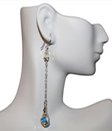 Signature Baroque Tether Earrings in Crystal